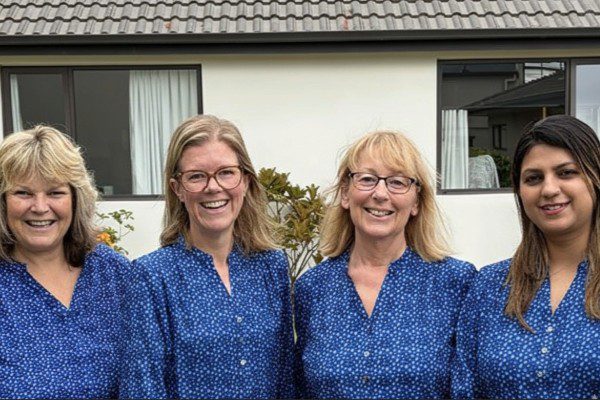 Paula, Amy, Maureen and Daljeet from Malyon House